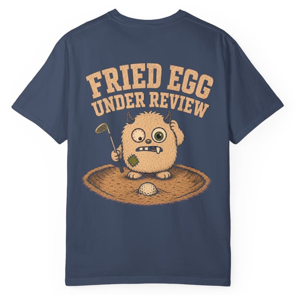 Fried Egg Under Review t-shirt in Moss, photo 5