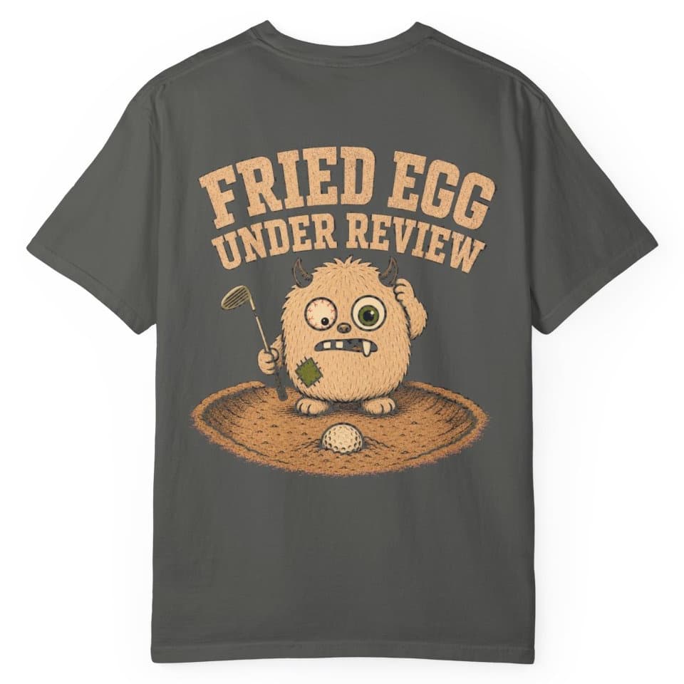 Fried Egg Under Review t-shirt in Moss, photo 7