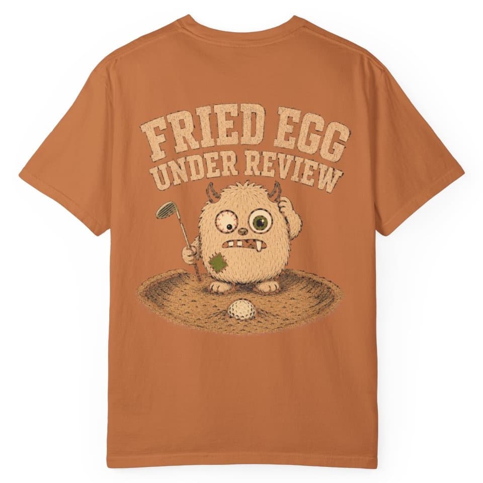 Fried Egg Under Review t-shirt in Moss, photo 17