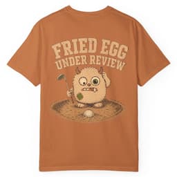 Fried Egg Under Review t-shirt in Moss, thumbnail 17