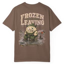 Frozen But Fishing t-shirt in Pepper, thumbnail 7