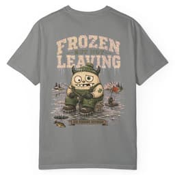 Frozen But Fishing t-shirt in Pepper, thumbnail 13