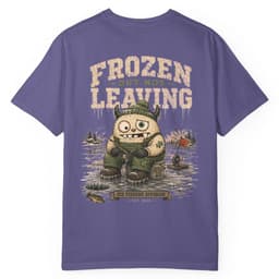 Frozen But Fishing t-shirt in Pepper, thumbnail 11