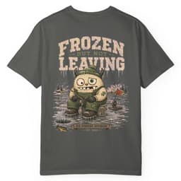 Frozen But Fishing t-shirt in Pepper, thumbnail 1