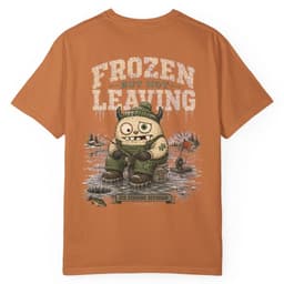 Frozen But Fishing t-shirt in Pepper, thumbnail 19