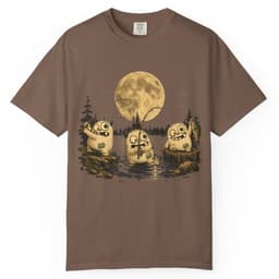 Full Moon Fishing t-shirt in Granite, thumbnail 4