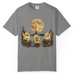 Full Moon Fishing t-shirt in Granite, thumbnail 1