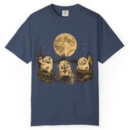 Full Moon Fishing t-shirt in Granite, thumbnail 3