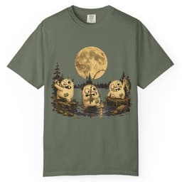 Full Moon Fishing t-shirt in Granite, thumbnail 6