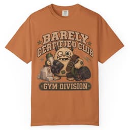 Barely Certified Gym Dept t-shirt in Grape, thumbnail 11