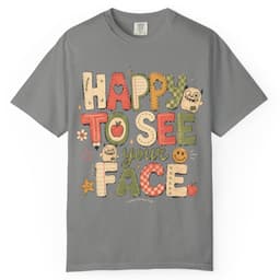Happy to See Your Face t-shirt in Moss, thumbnail 6