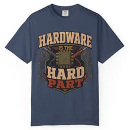 Hardware Is Hard t-shirt in Granite, thumbnail 3