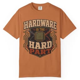 Hardware Is Hard t-shirt in Granite, thumbnail 11