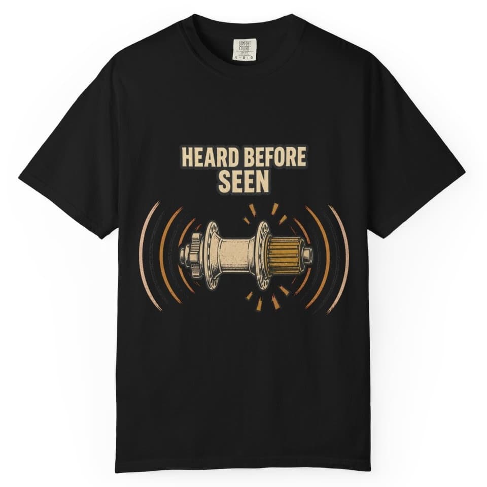 Heard Before Seen Freehub Tee t-shirt in Midnight, photo 2