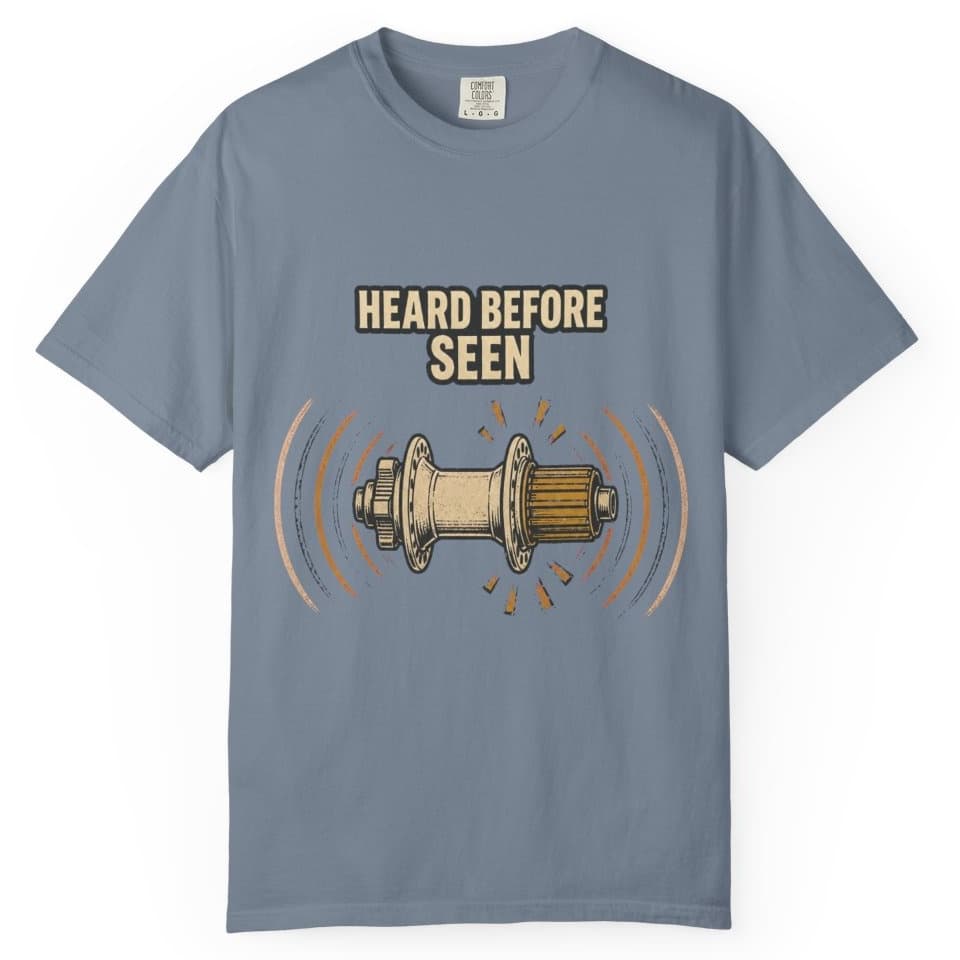 Heard Before Seen Freehub Tee t-shirt in Midnight, photo 9