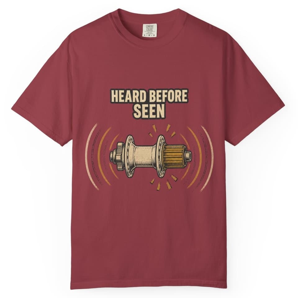 Heard Before Seen Freehub Tee t-shirt in Midnight, photo 6