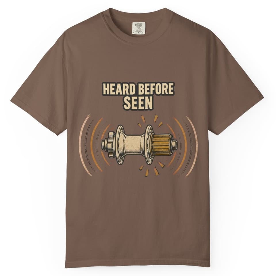 Heard Before Seen Freehub Tee t-shirt in Midnight, photo 3