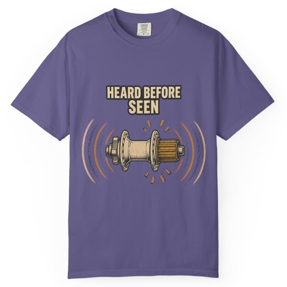 Heard Before Seen Freehub Tee t-shirt in Midnight, photo 7