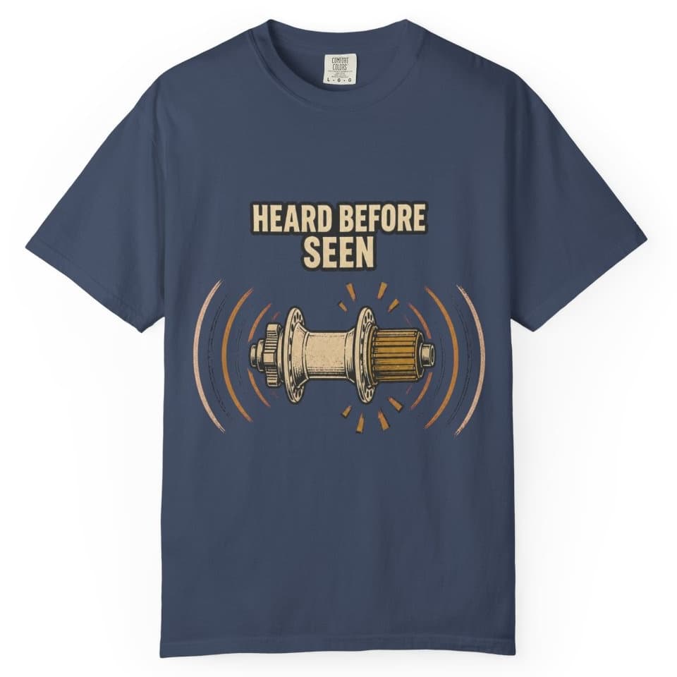 Heard Before Seen Freehub Tee t-shirt in Midnight, photo 1