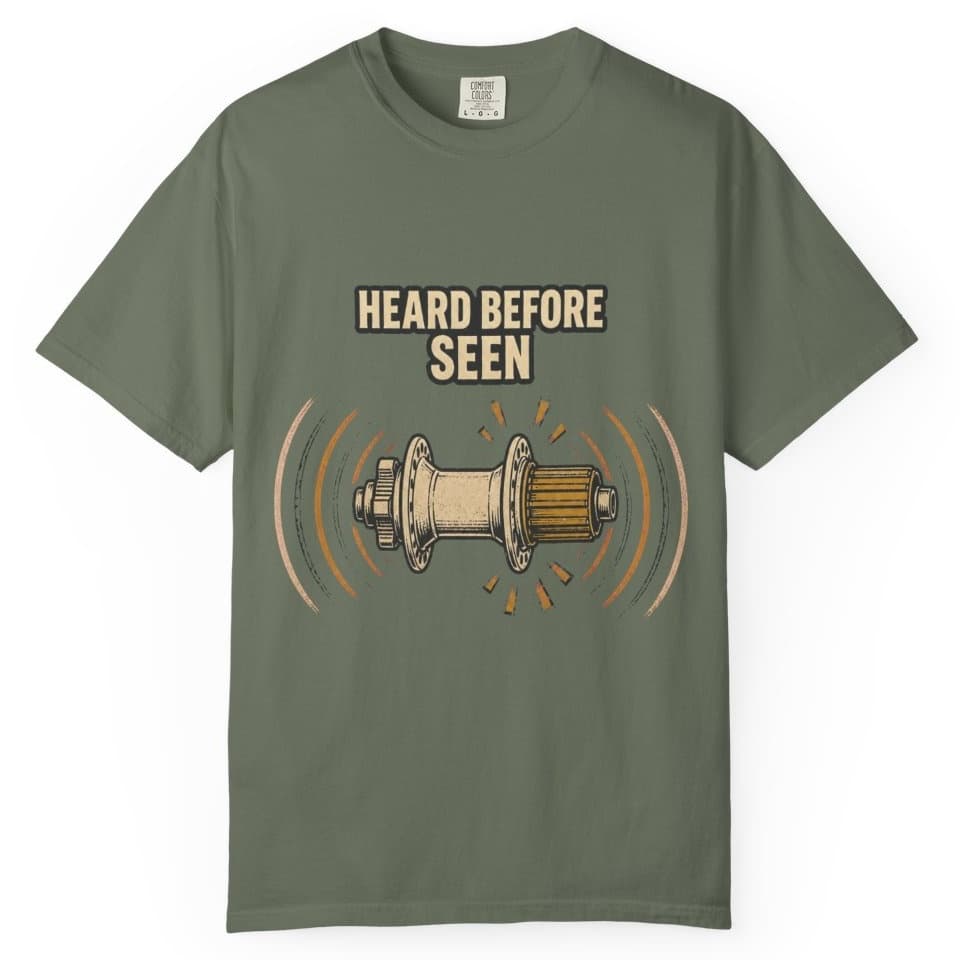 Heard Before Seen Freehub Tee t-shirt in Midnight, photo 5