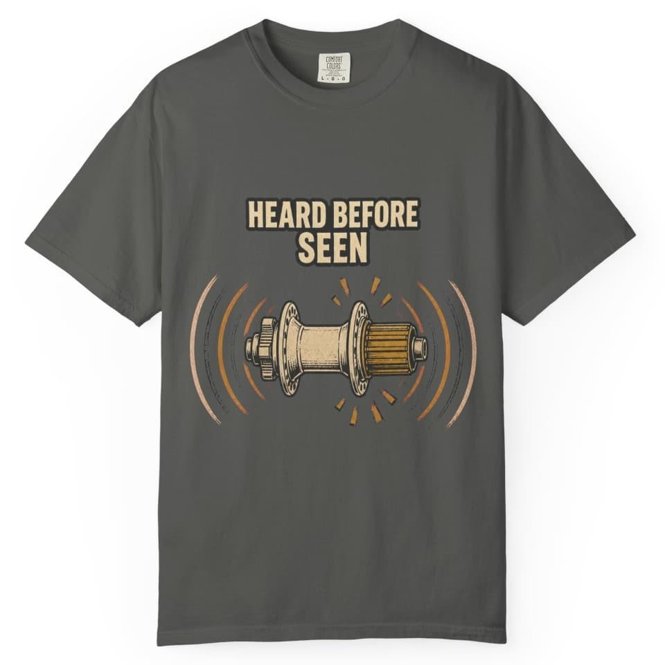 Heard Before Seen Freehub Tee t-shirt in Midnight, photo 4