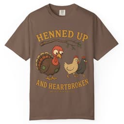 Henned Up And Heartbroken t-shirt in Pepper, thumbnail 2