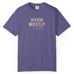 HYOH Mostly t-shirt in Grape, thumbnail 1