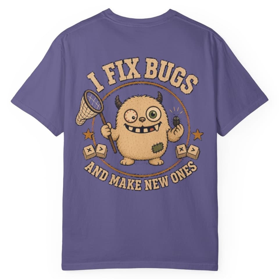 Bug Net Repeat Offender t-shirt in Midnight, photo 13
