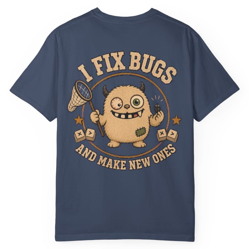 Bug Net Repeat Offender t-shirt in Midnight, photo 1
