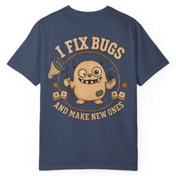 Bug Net Repeat Offender t-shirt in Midnight, thumbnail 1