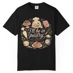 Pastry Hideout t-shirt in Blue Jean, thumbnail 2