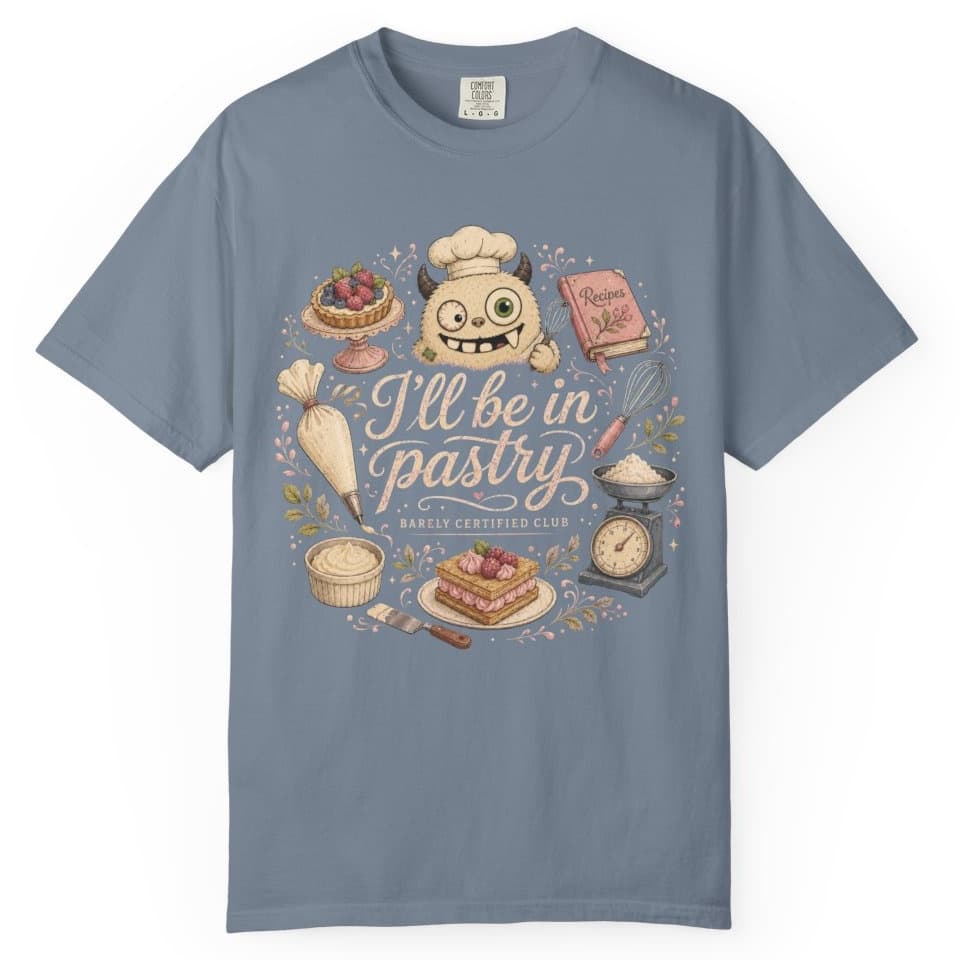 Pastry Hideout t-shirt in Blue Jean, photo 1