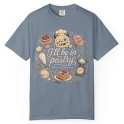 Pastry Hideout t-shirt in Blue Jean, thumbnail 1