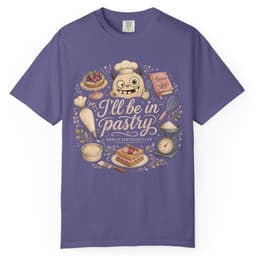Pastry Hideout t-shirt in Blue Jean, thumbnail 7