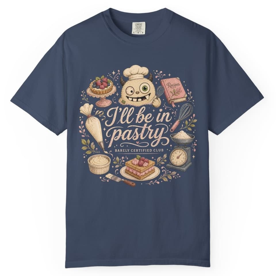 Pastry Hideout t-shirt in Blue Jean, photo 3