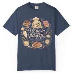 Pastry Hideout t-shirt in Blue Jean, thumbnail 3