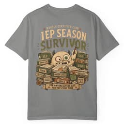 IEP Paperwork Survivor t-shirt in Moss, thumbnail 11