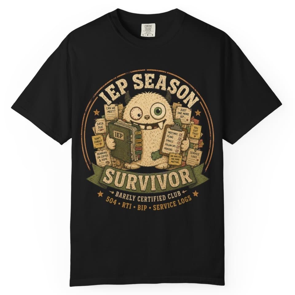 IEP Season Survivor t-shirt in Granite, photo 2