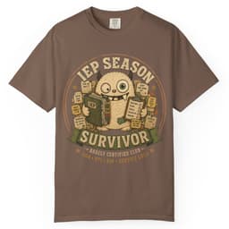 IEP Season Survivor t-shirt in Granite, thumbnail 4