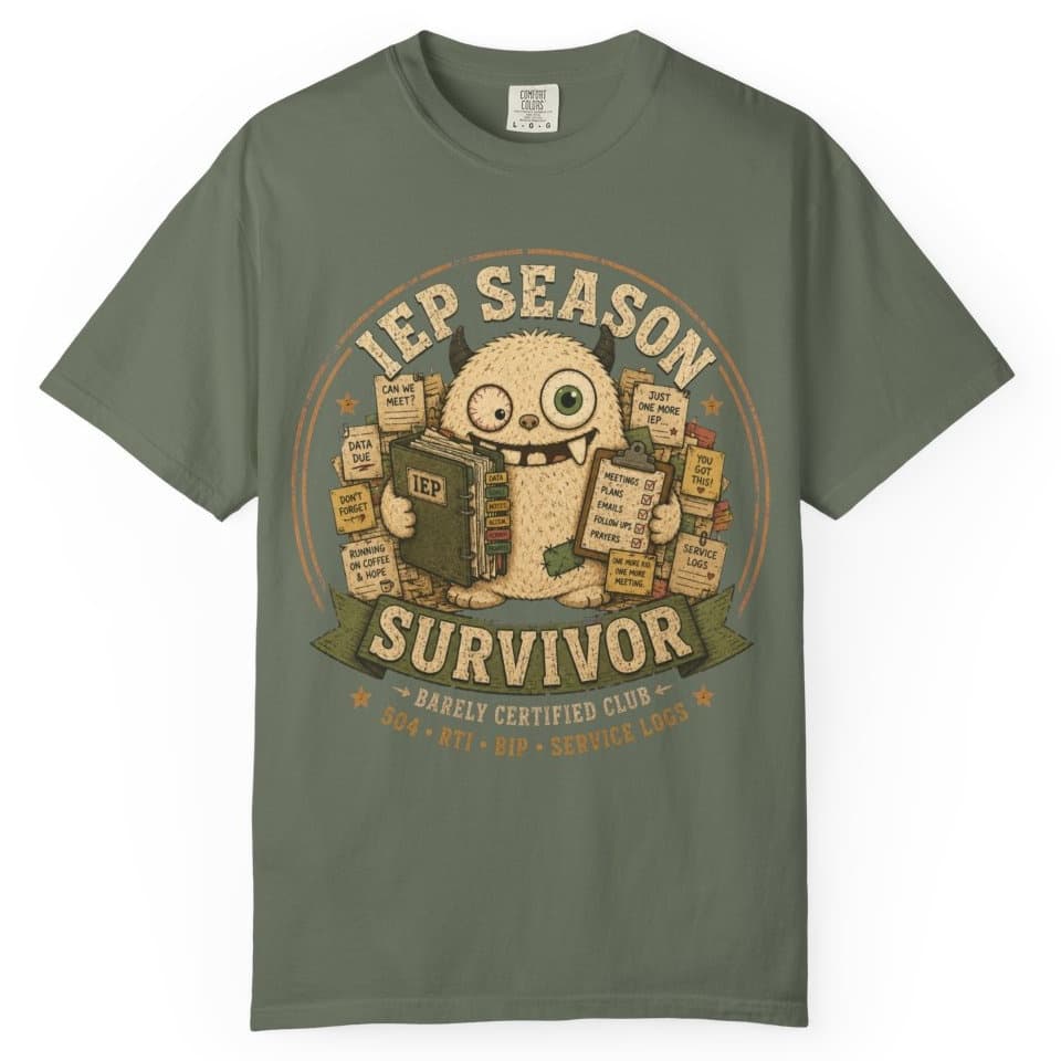 IEP Season Survivor t-shirt in Granite, photo 6