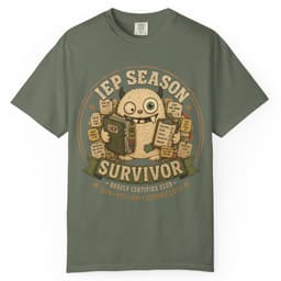 IEP Season Survivor t-shirt in Granite, thumbnail 6