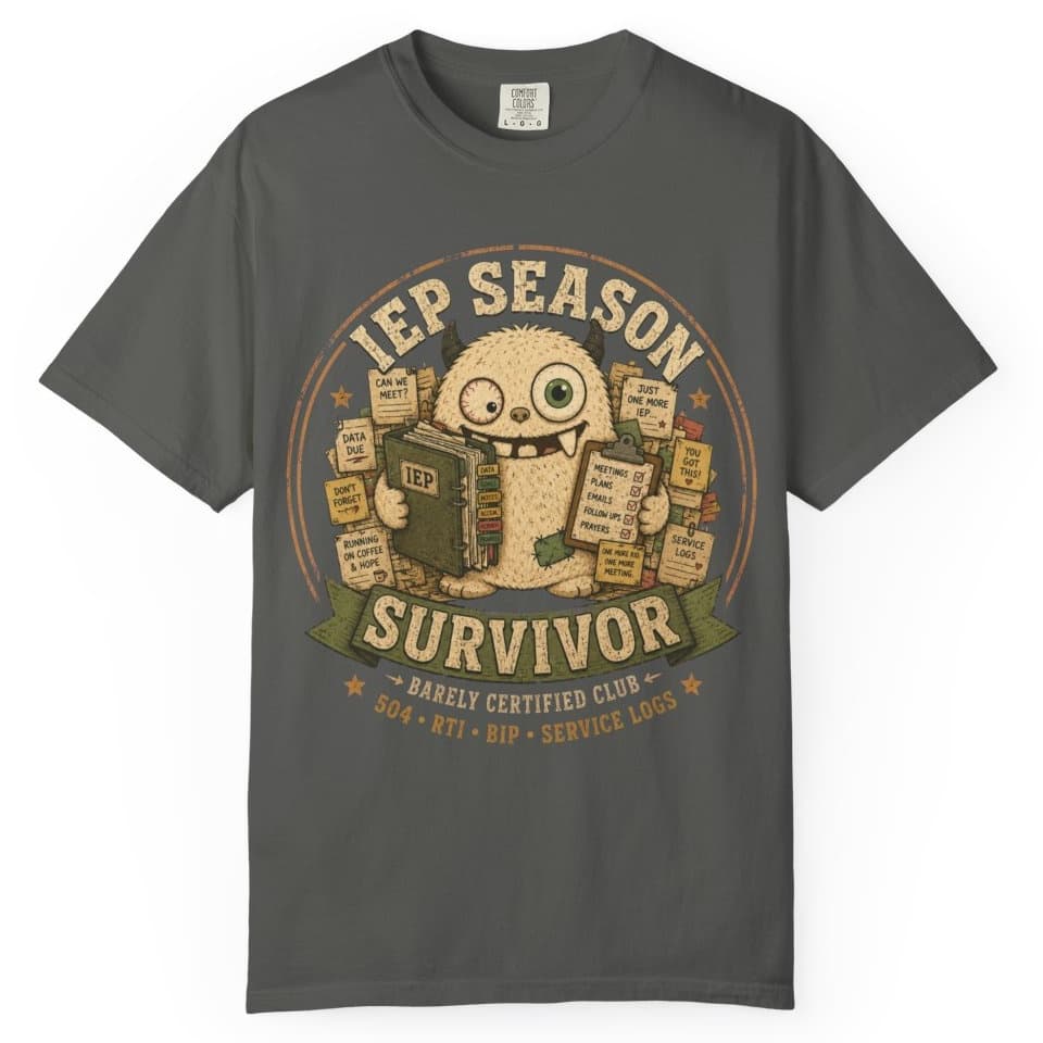IEP Season Survivor t-shirt in Granite, photo 5