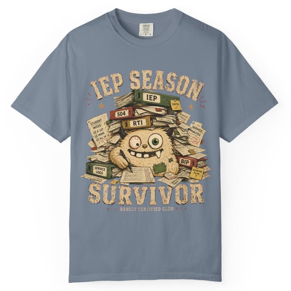IEP Paper Avalanche t-shirt in Blue Jean, photo 1