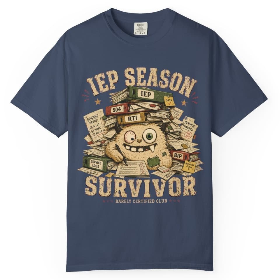 IEP Paper Avalanche t-shirt in Blue Jean, photo 3
