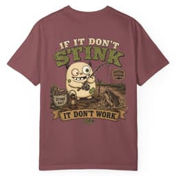 Stink Bait Logic t-shirt in Blue Jean, thumbnail 17