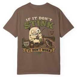 Stink Bait Logic t-shirt in Blue Jean, thumbnail 7