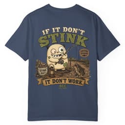 Stink Bait Logic t-shirt in Blue Jean, thumbnail 5