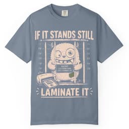 Laminate Everything t-shirt in Espresso, thumbnail 7
