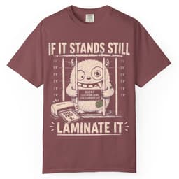 Laminate Everything t-shirt in Espresso, thumbnail 8