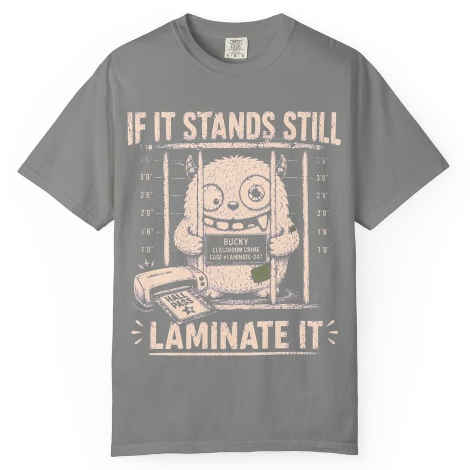 Laminate Everything t-shirt in Espresso, photo 6